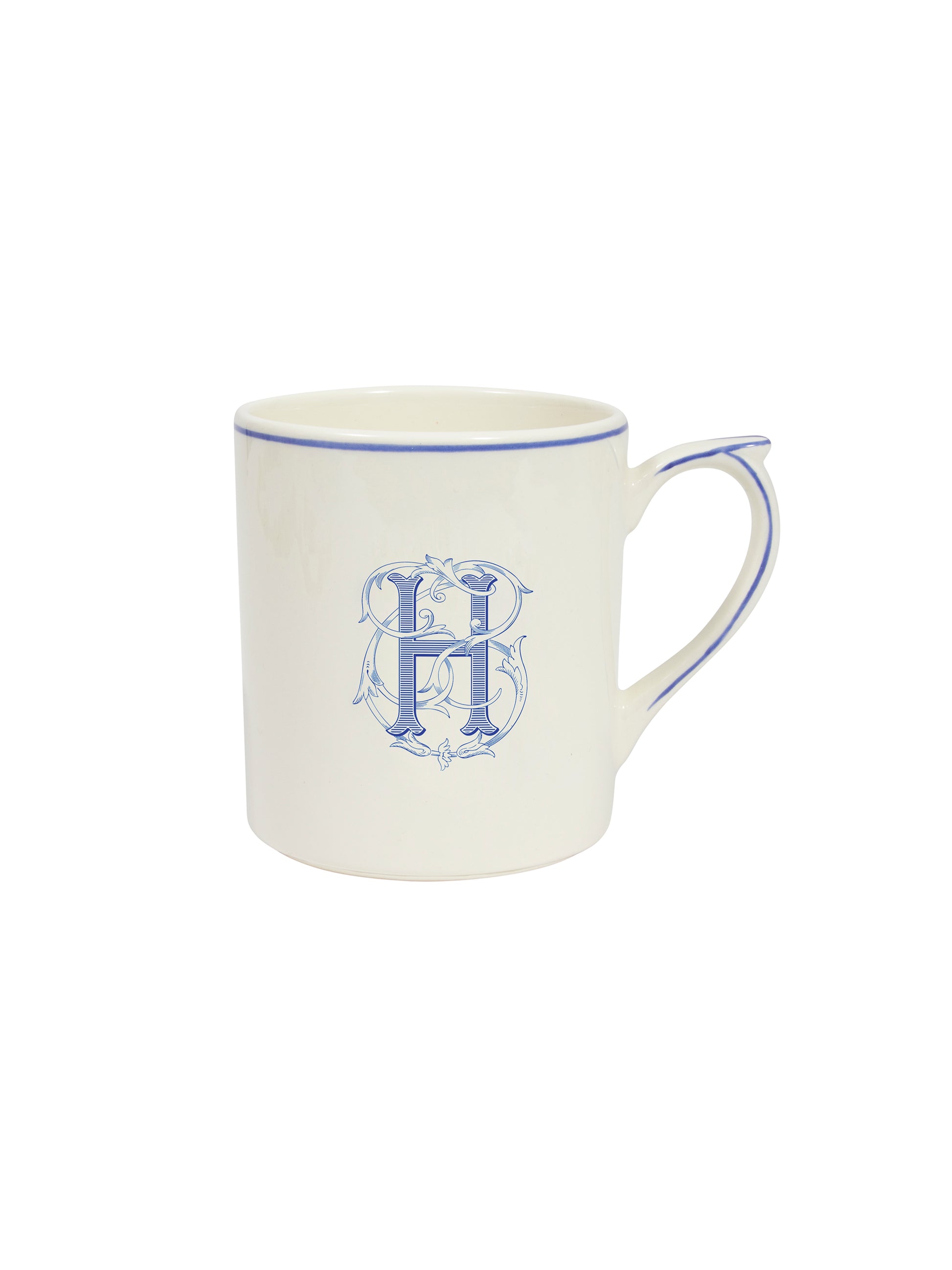 Gien Filet Blue Mug H Weston Table