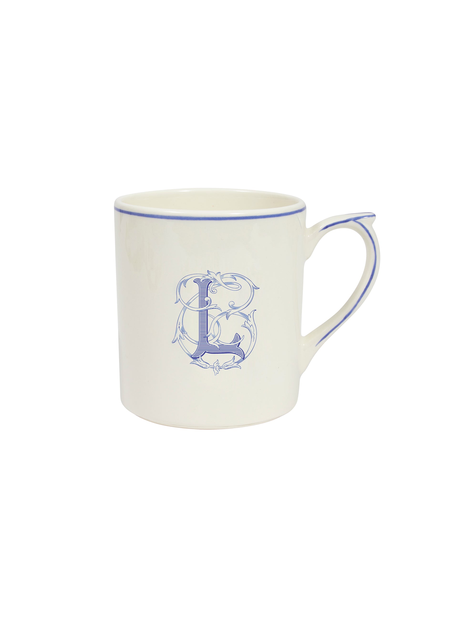Gien Filet Blue Mug L Weston Table