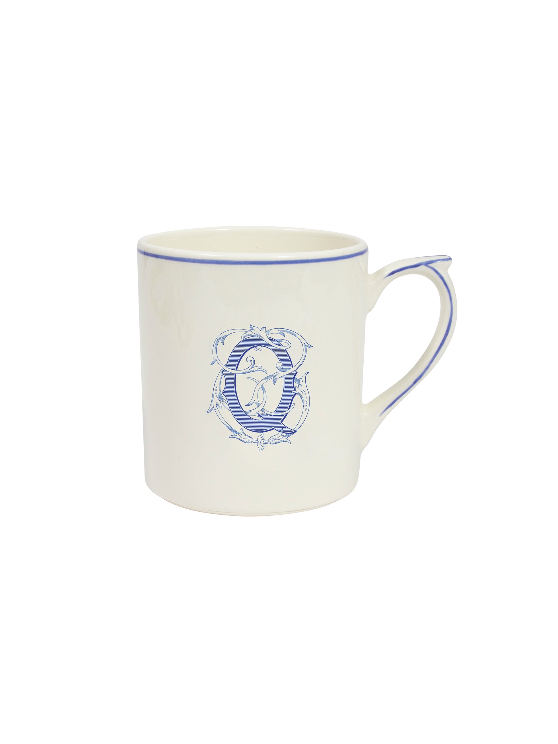 Gien Filet Blue Mug Q Weston Table