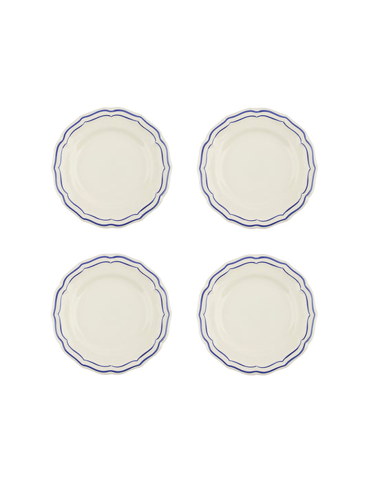 Gien Filet Cobalt Canape Plates Weston Table
