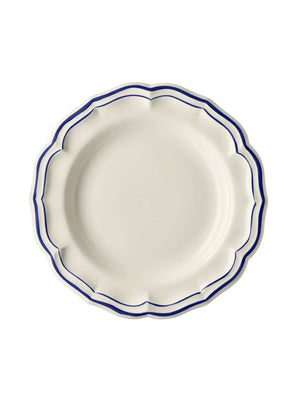  Gien Filet Cobalt Deep Round Dish Weston Table 