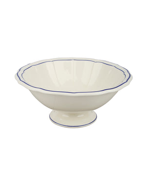  Gien Filet Cobalt Open Vegetable Bowl Weston Table 