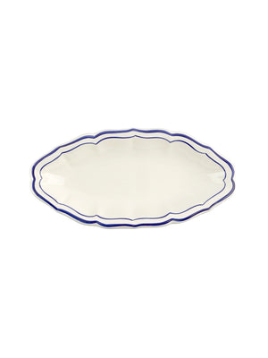  Gien Filet Cobalt Pickle Dish Weston Table 