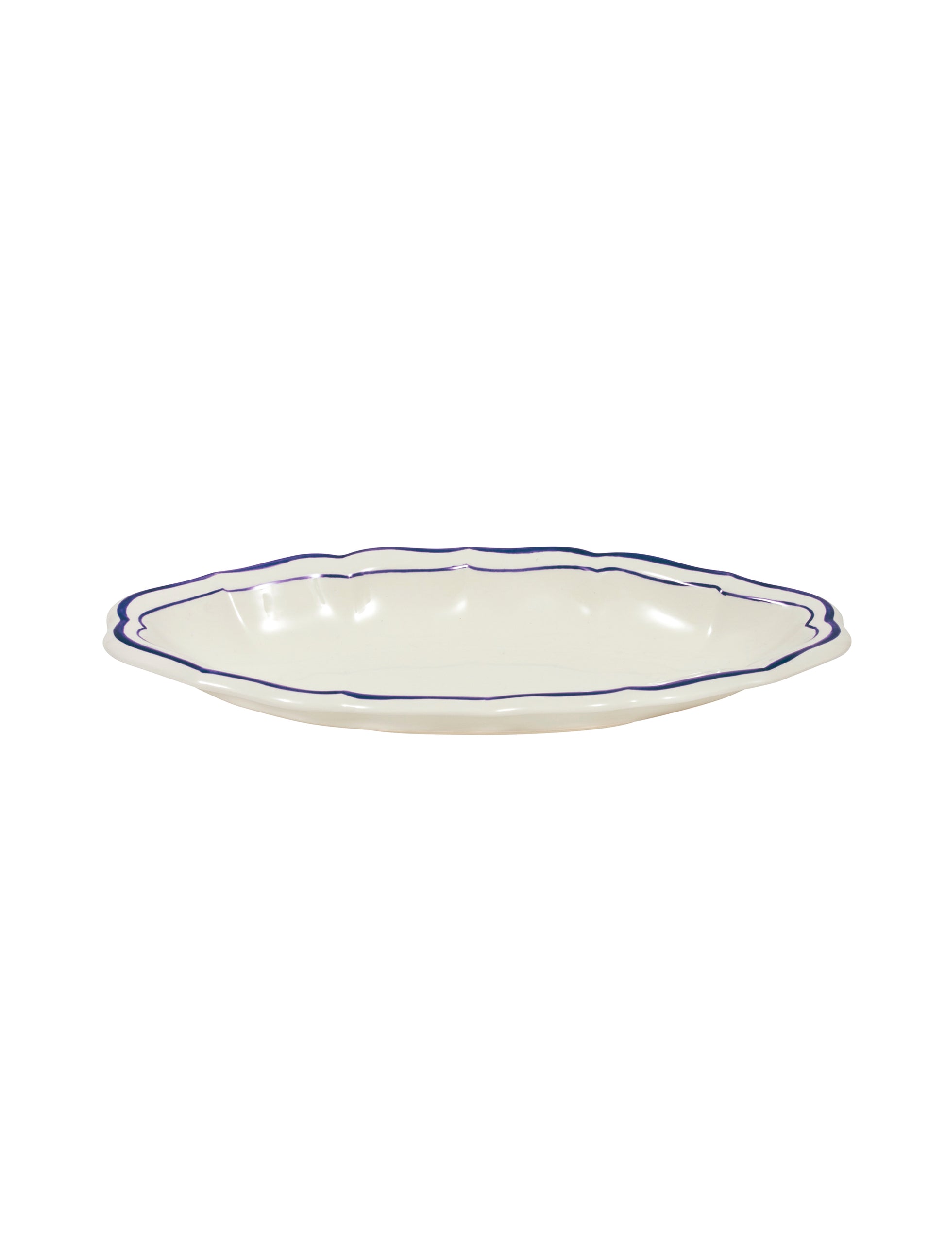 Gien Filet Cobalt Pickle Dish Weston Table