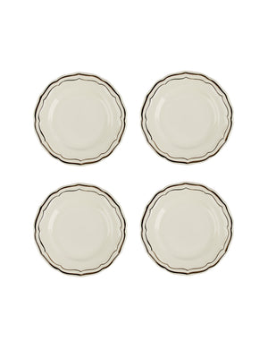  Gien Filet Midnight Canape Plates Weston Table 