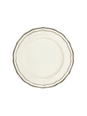 Gien Filet Midnight Monogram Dinner Plate Custom Weston Table