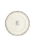 Gien Filet Midnight Monogram Dinner Plate K Weston Table