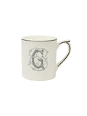 Gien Filet Midnight Monogram Mug G Weston Table