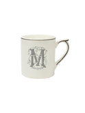 Gien Filet Midnight Monogram Mug M Weston Table