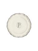 Gien Filet Midnight Monogram Salad Plate P Weston Table