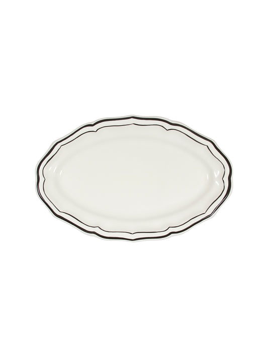 Gien Filet Midnight Oval Platter Weston Table