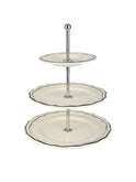 Gien Filet Midnight Three Tier Cake Stand Weston Table
