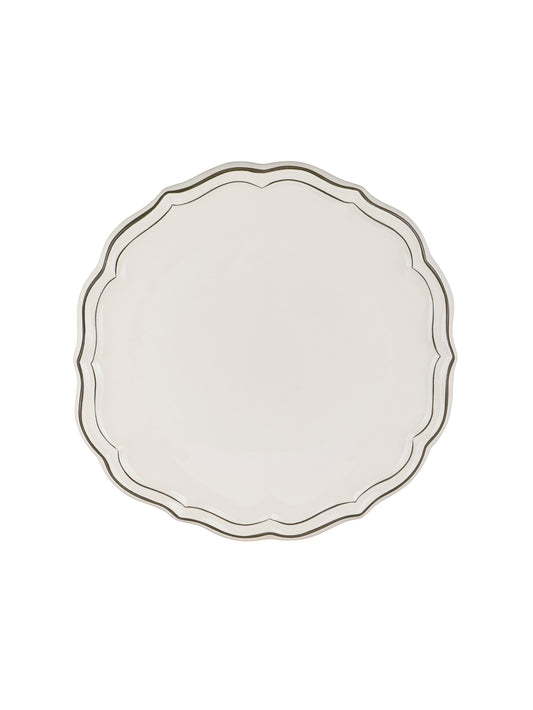 Gien Filet Taupe Cake Platter Weston Table