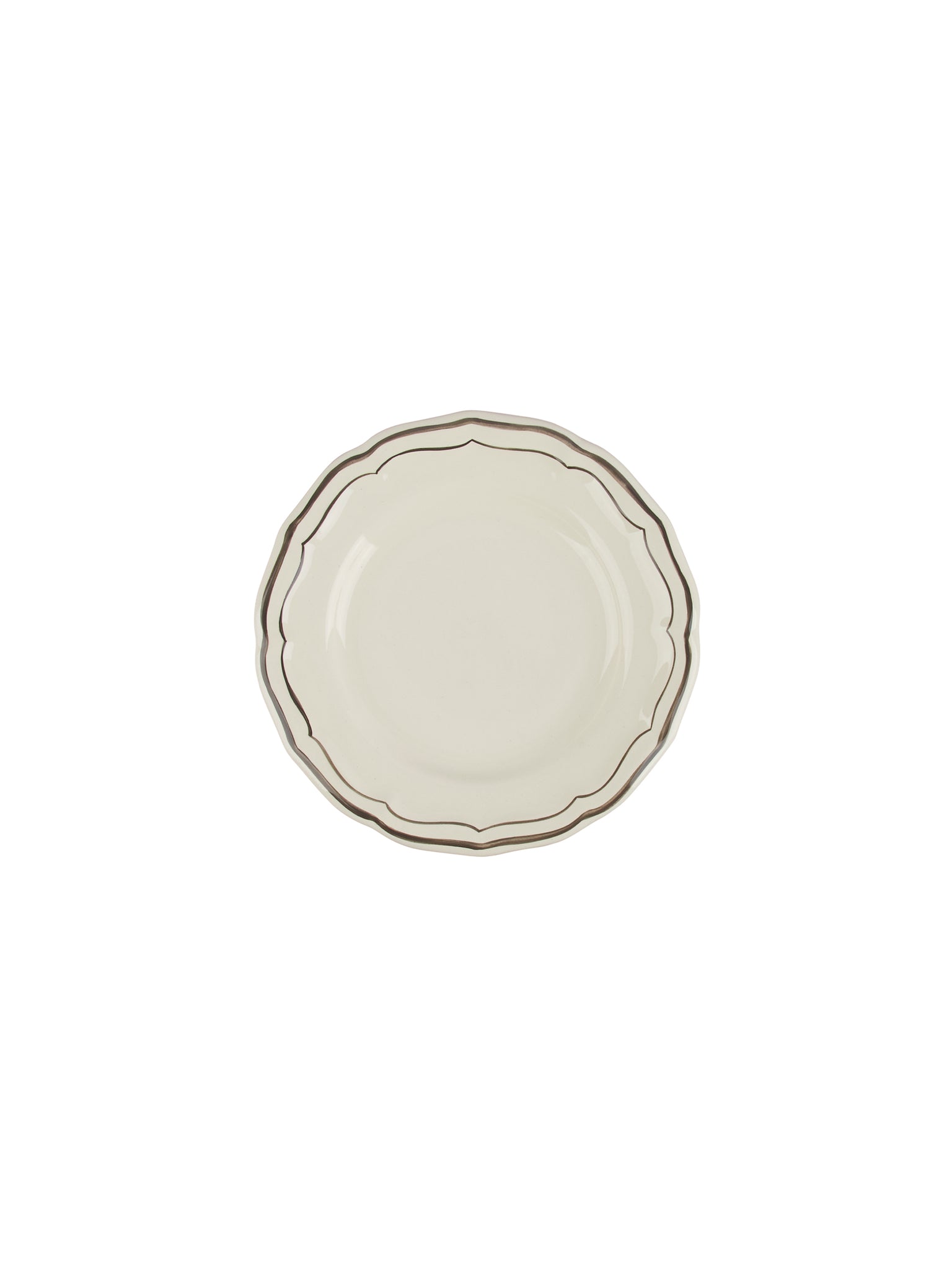 Gien Filet Taupe Canape Plates Weston Table