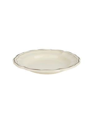  Gien Filet Taupe Deep Round Dish Weston Table 