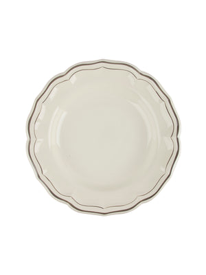  Gien Filet Taupe Deep Round Dish Weston Table 