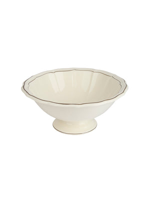  Gien Filet Taupe Open Vegetable Bowl Weston Table 