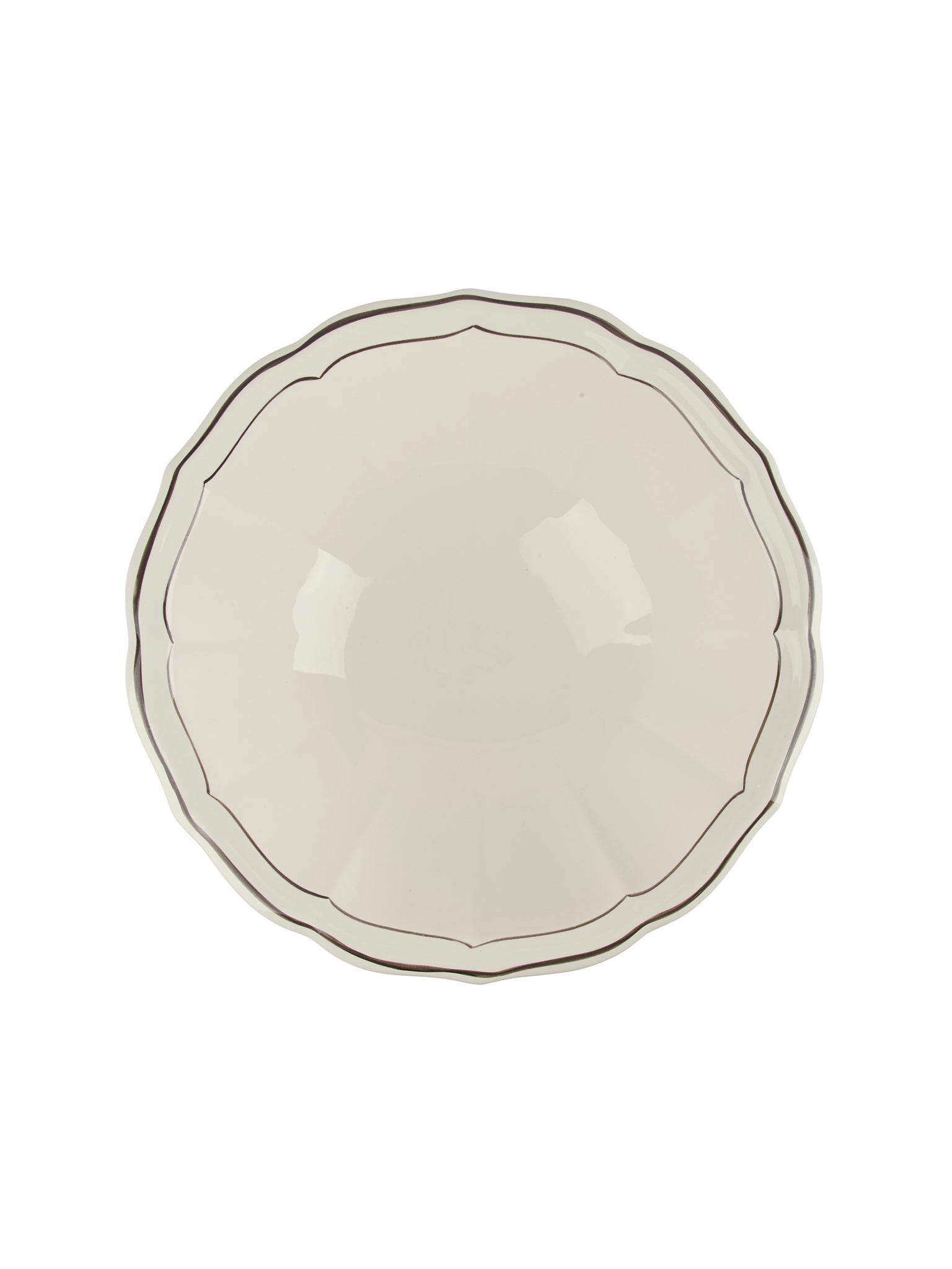 Gien Filet Taupe Open Vegetable Bowl Weston Table