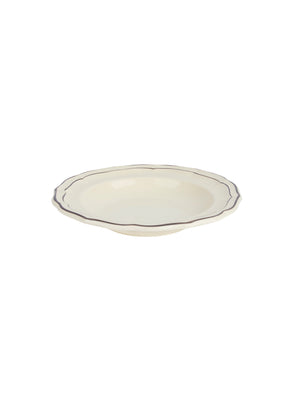  Gien Filet Taupe Soup Plate Weston Table 