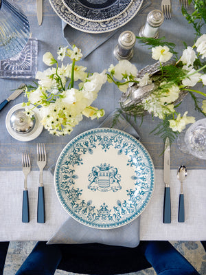  Gien Les Depareillees Blason Blue Dinner Plate Weston Table 