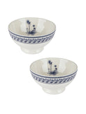 Gien Les Depareillees Blue French Bowls Set of Two Weston Table