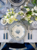 Gien Les Depareillees Fleur Blue Salad Plate Weston Table