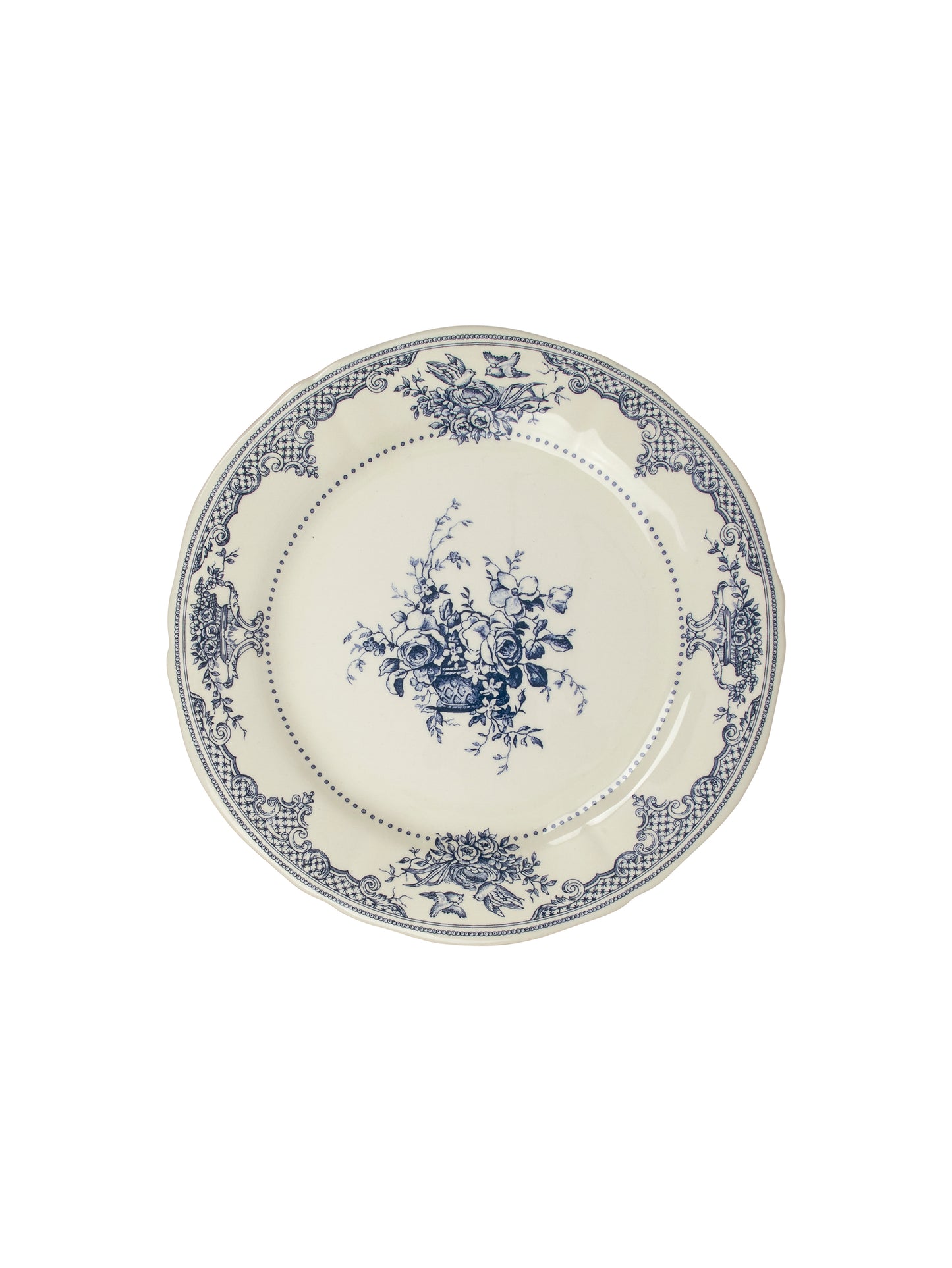 Gien Les Depareillees Fleur Blue Salad Plate Weston Table