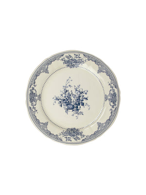  Gien Les Depareillees Fleur Blue Salad Plate Weston Table 