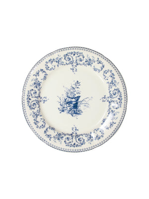  Gien Les Depareillees Oiseau Blue Dinner Plate Weston Table 