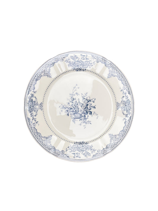 Gien Les Depareillees Fleur Blue Dinner Plate Weston Table