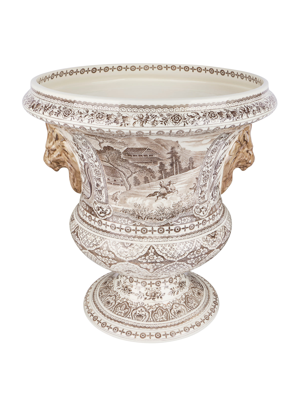 Gien Medici Cavalier Des Steppes Urn Weston Table