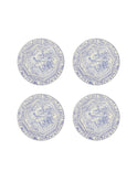 Gien Oiseau Bleu Salad Plates Set of Four Weston Table