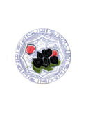 Gien Oiseau Blue Fruits Dessert Plate