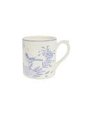 Gien Oiseau Blue Mug Weston Table