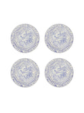 Gien Oiseau Blue Salad Plates Set of Four Weston Table