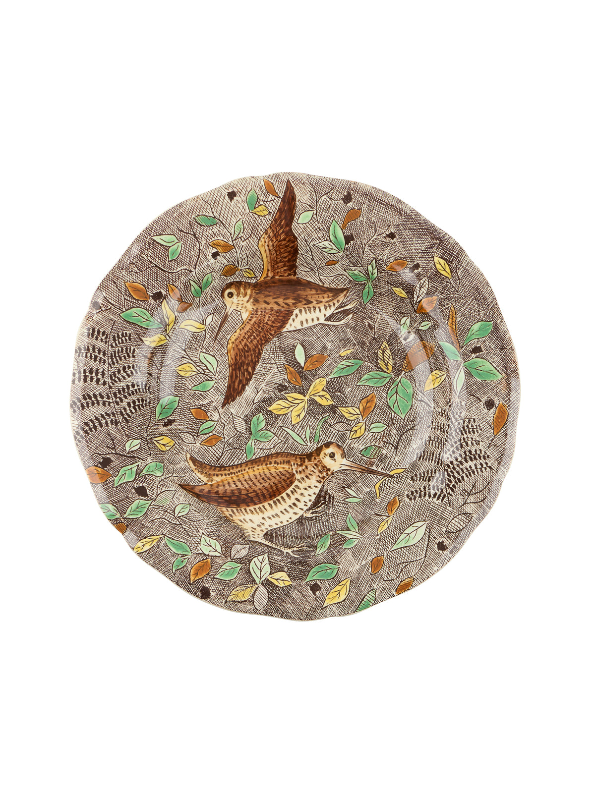 Gien Rambouillet Rim Soup Plate Woodcock Weston Table