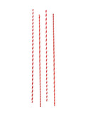 Glass Candy Cane Stripe Long Cocktail Stirrers Weston Table