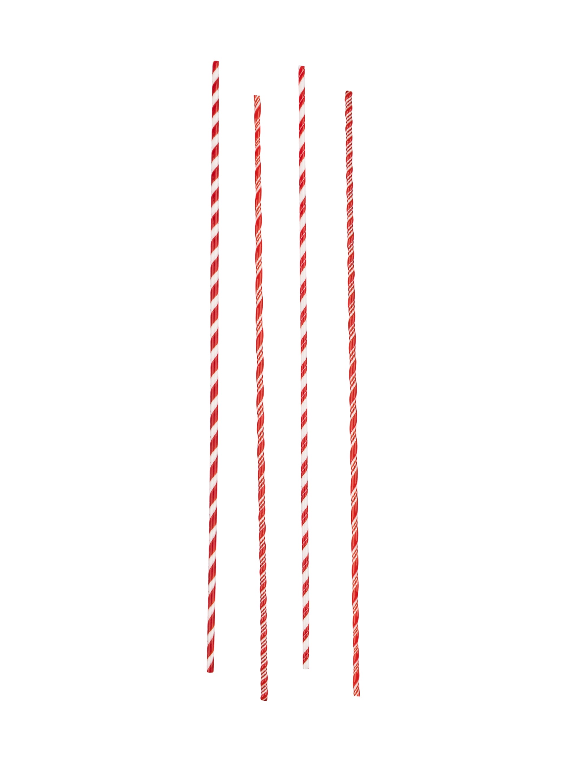 Glass Candy Cane Stripe Long Cocktail Stirrers Weston Table