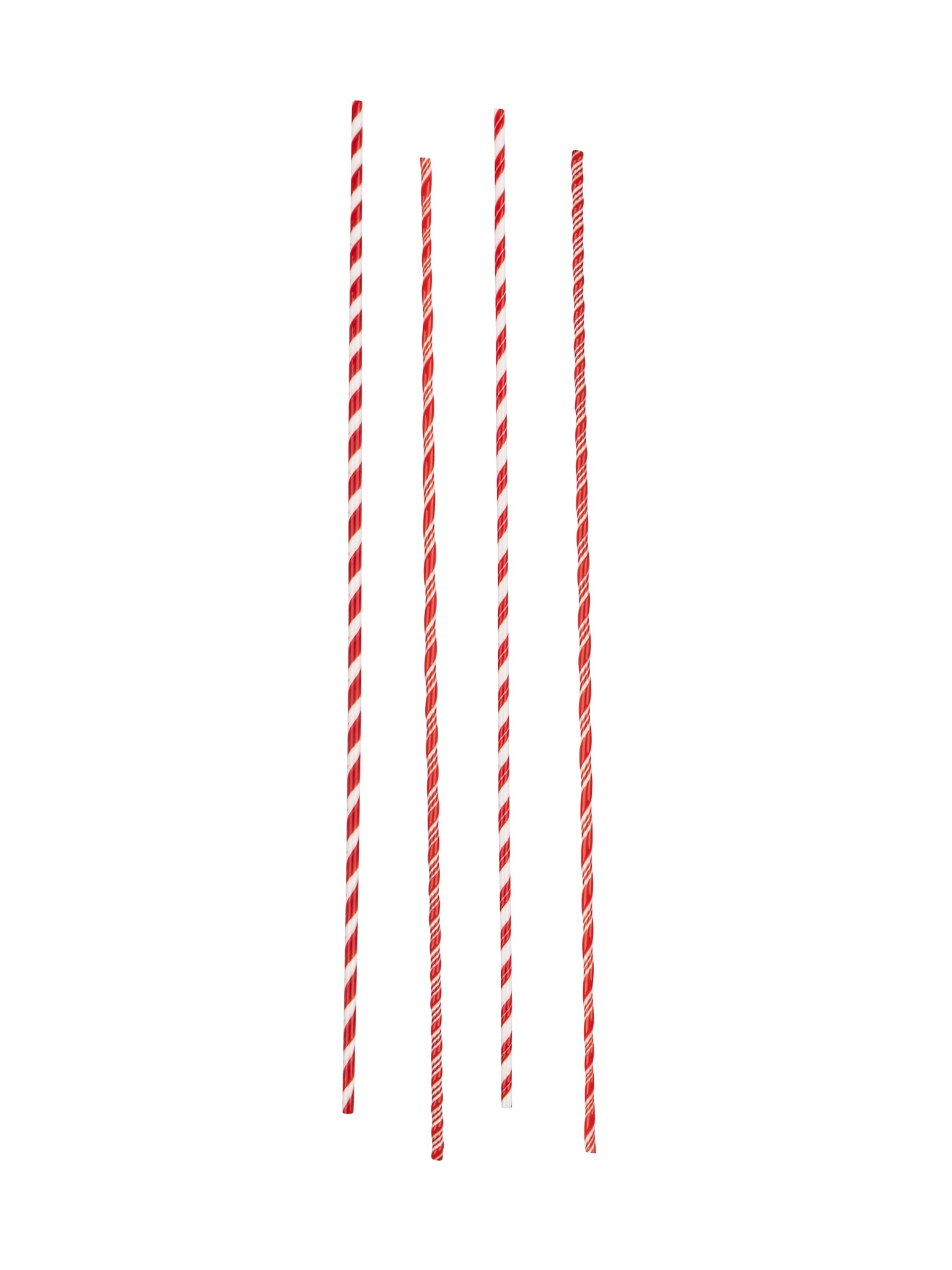 Glass Candy Cane Stripe Long Cocktail Stirrers Weston Table