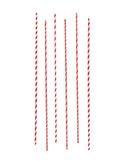 Glass Candy Cane Stripe Long Cocktail Stirrers Weston Table