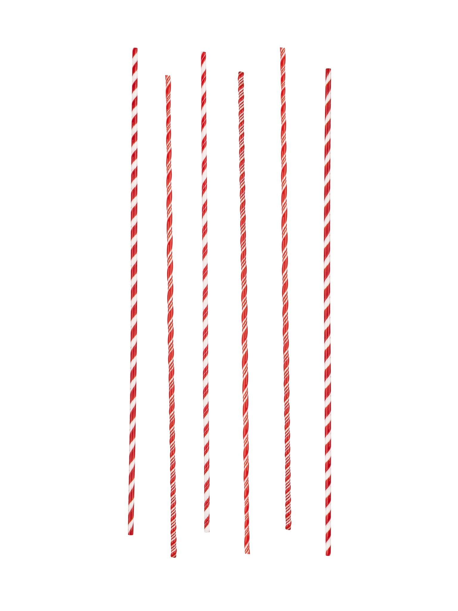 Glass Candy Cane Stripe Long Cocktail Stirrers Weston Table