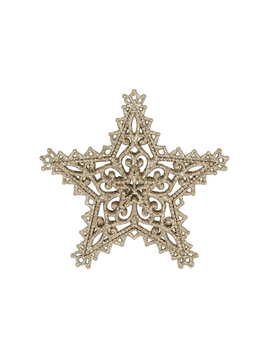 Glitter Star Ornament Weston Table