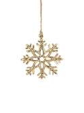 Gold Metal Snowflake Weston Table
