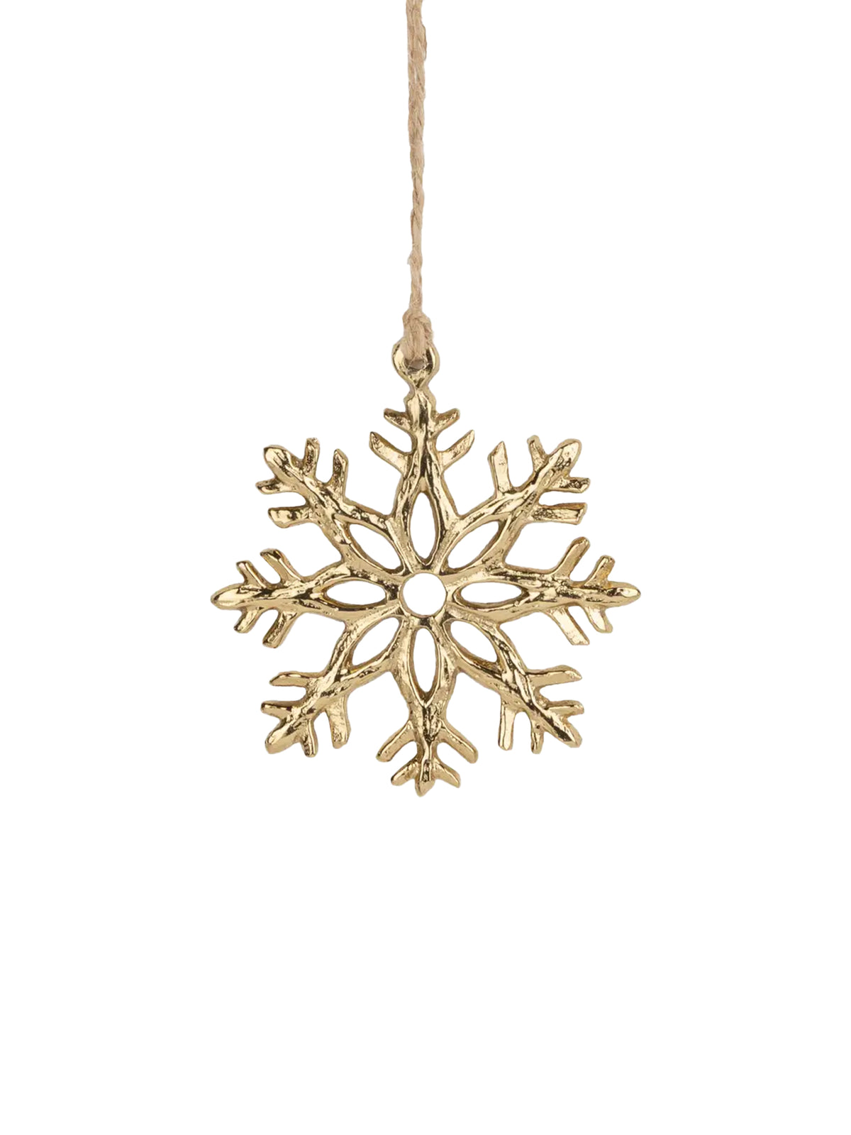 Gold Metal Snowflake Weston Table