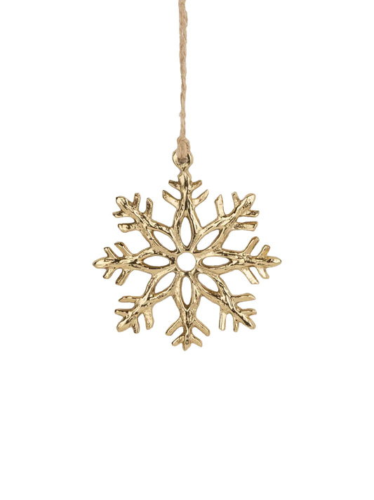 Gold Metal Snowflake Weston Table