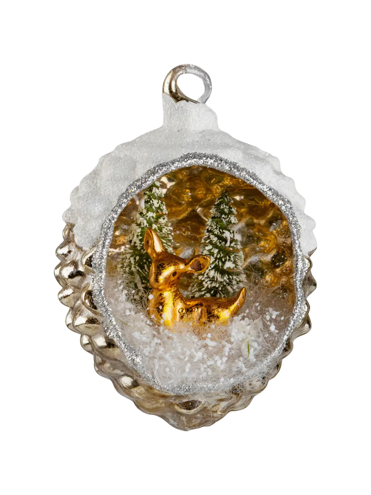 Gold Pinecone Ornament Weston Table