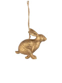 Gold Rabbit Ornament Weston Table