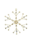 Gold & Jewel Snowflake Ornament Weston Table
