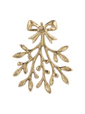 Gold Mistletoe Ornament Weston Table