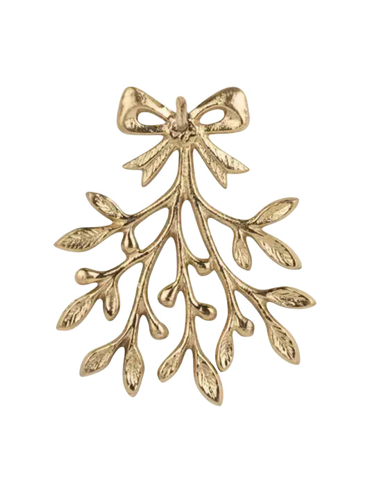 Gold Mistletoe Ornament Weston Table